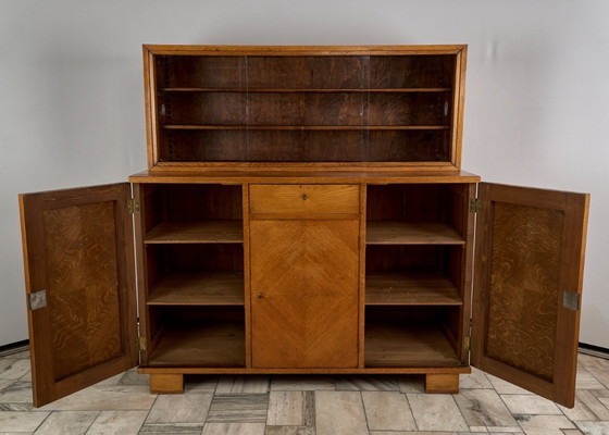 Image 1 of Vintage houten dressoir, jaren 1930, Tsjechoslowakije