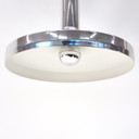 Vintage Space Age Hanglamp in Chroom van Erco