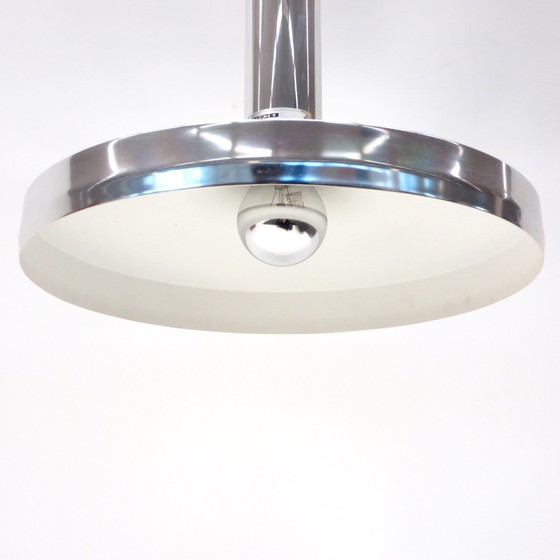 Image 1 of Vintage Space Age Pendant Lamp in Chrome by Erco