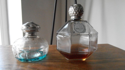 Parfum flessen 1915 - 2x -Sauzé Frères, genaamd "Chypre"