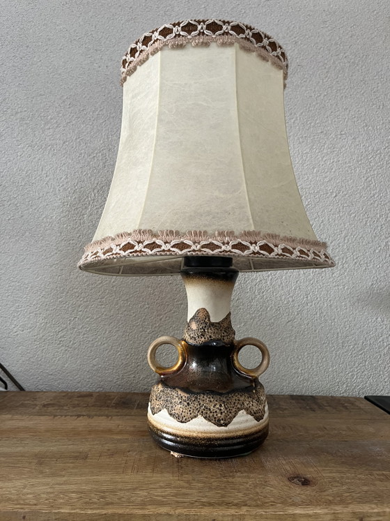 Image 1 of Magnifique lampe de table vintage « Fat Lava » du milieu du siècle – années 1960/1970