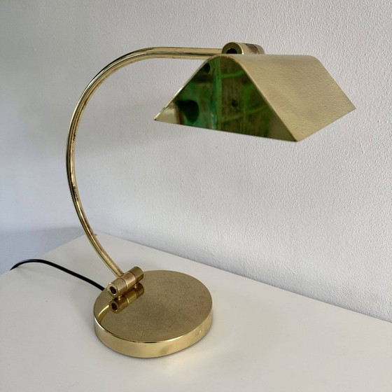 Habitat Lloyds Desk Light, Messing, Tischlampen, Gold, Vintage (Foto 3 von 6)