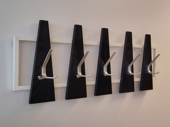 Image 1 of Vintage coat rack wood metal