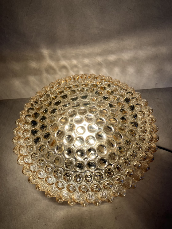 Image 1 of Plafonnier ou lampe à bulles en verre vintage 1960s