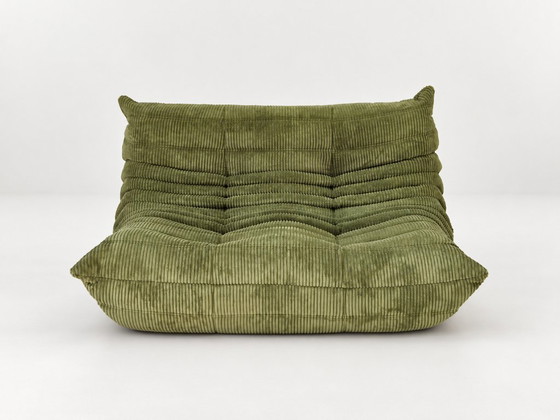 Michel Ducaroy for Ligne Roset Olive Togo 2-seat Sofa – 2 seaters, Textile (photo 2 of 11)