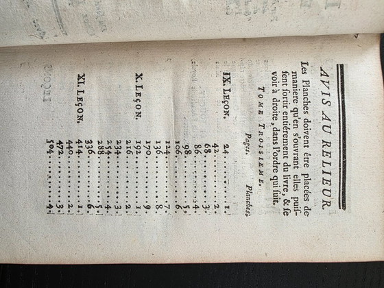 2 libri originali di fisica francese del 1745 e del 1748 – Nollet – Libri d'arte, Leather, Paper (photo 10 of 12)
