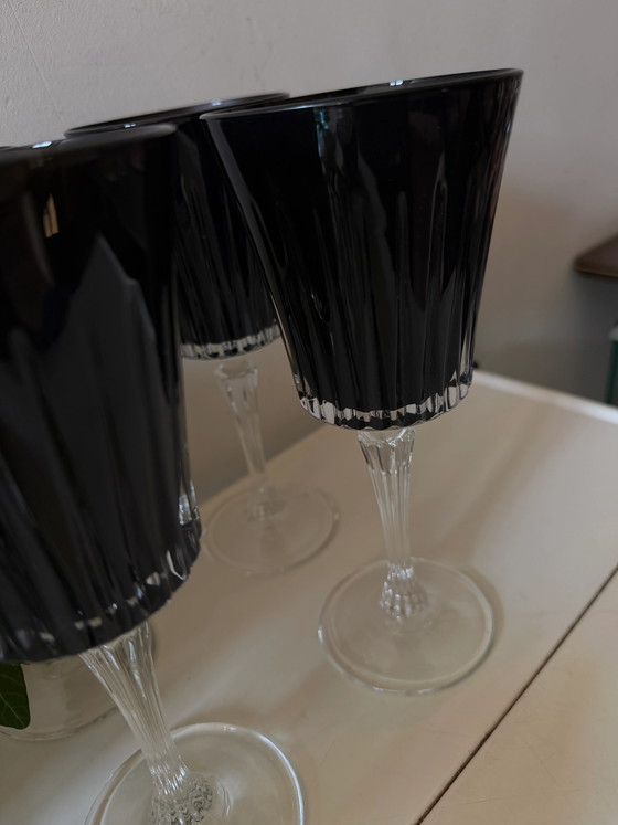 Safran Paris crystal wine glasses – Glass & Decanter, Vintage (photo 3 of 5)