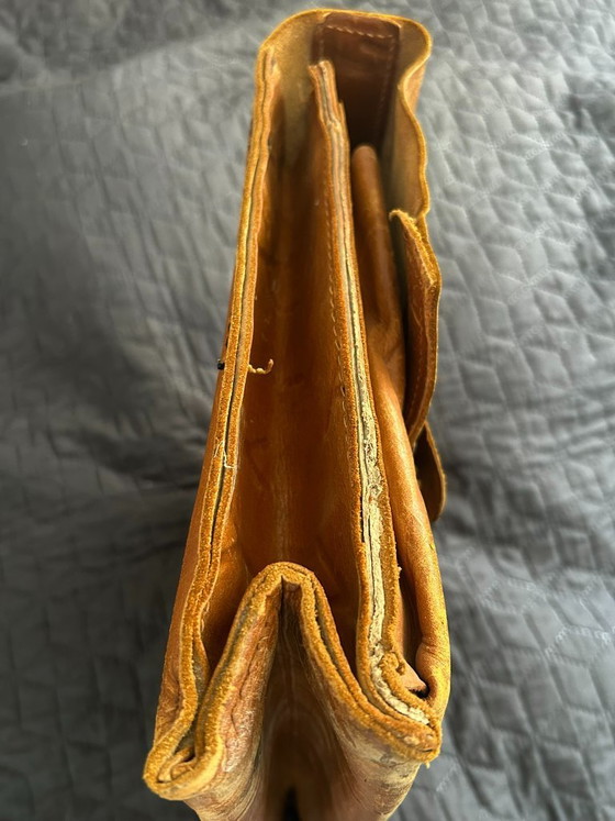 Image 1 of Sac en cuir, vintage, années 1960
