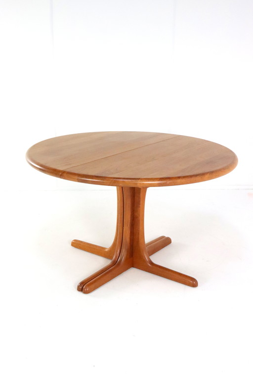 Juul Kristensen 2X Verlengbare Deense Eettafel 'Monsted' Vintage Massief Teak