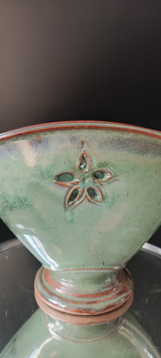 Jean-Pierre Prud'homme Openwork Stoneware Planter Vase – Jean Pierre Prud'homme, Ceramic (photo 4 of 15)