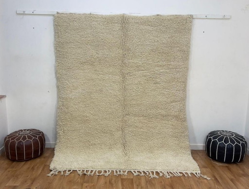 Natural Wool Moroccan Berber Carpet 250cmx200cm – vloerkleden en tapijten