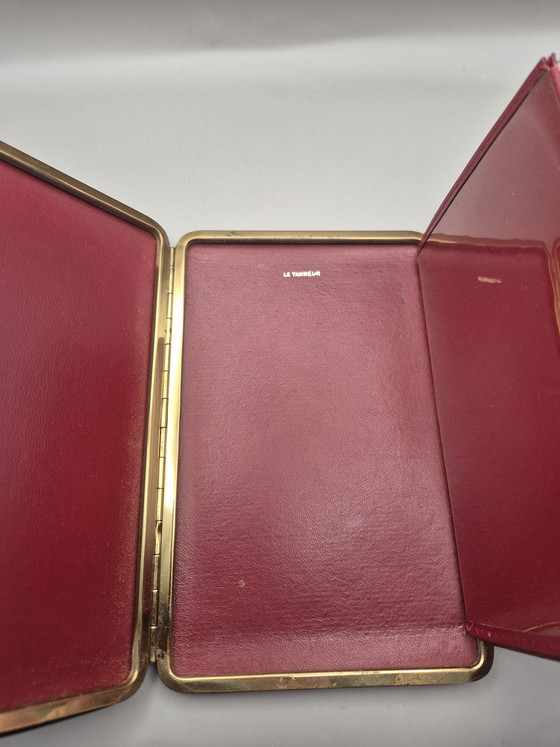 Image 1 of Vintage leren fotohouder – Le Tanneur