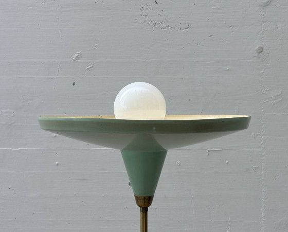 Image 1 of Floor lamp made of brass and metal, 1950s