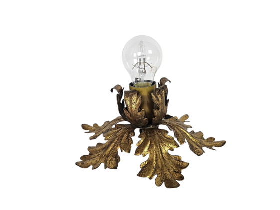 Image 1 of Studio Banci Firenze - Applikation - Deckenleuchte - Gold - Italien - 70er Jahre