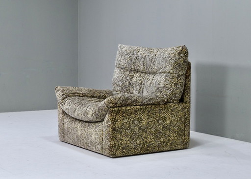 Ligne Roset „Dianthus“ Lounge-Sessel von Michel Ducaroy in „Liberty of London“ floralem Samtstoff – Frankreich, 1978