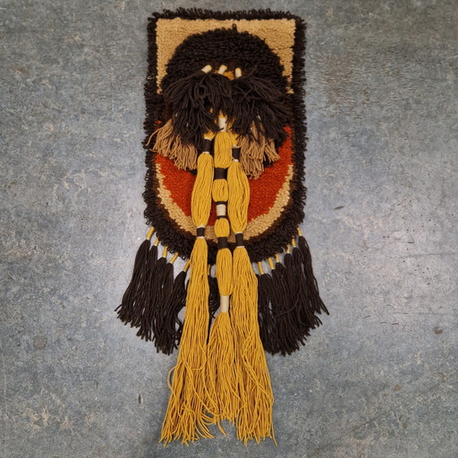 Jaren 70 Vintage Wandkleed Muurkleed Smyrna Smirnafix