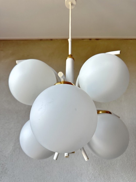Lampada a Sospensione Vintage Spoetnik Ricahard Essig – Richard Essig, Lampade a sospensione, Glass, Metal (photo 8 of 11)