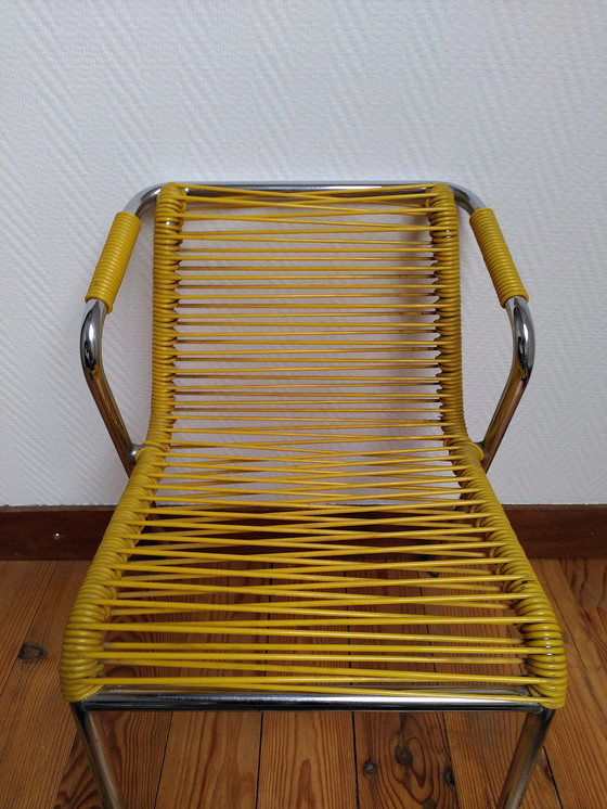 Image 1 of Vintage children's scoubidou armchair