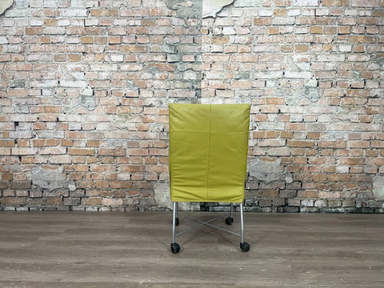 4x Montis Chaplin - verde | Gerard van den Berg – Sillas de comedor, Cuero, Metal (photo 5 of 7)