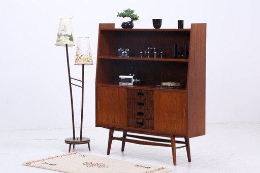 Estanteria teka vintage | Estanteria Mid Century | 60s retro libreria madera almacenaje palisandro #09-02