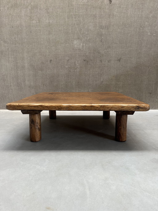 Mesa de centro XL Vintage de madera maciza