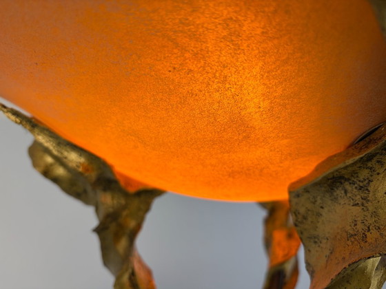 Lampada da terra stile Art Déco di Ligne D, anni '80 – Lampade da terra, Vetro, Metallo (photo 7 of 15)