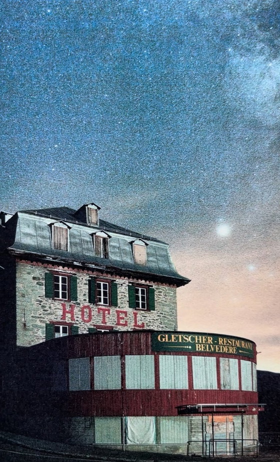 Image 1 of Furka Pass abandoned hotel — unframed limited edition photograph