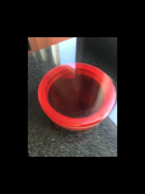 Image 1 of Einzigartiges Design: Handgegossene Schale im Murano-Stil „Fasce“ (Epoxidharz)