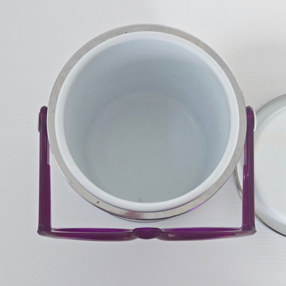 Image 1 of Vintage Peter Max Groovy Psychedelic Pop Ice Bucket uit de jaren 70