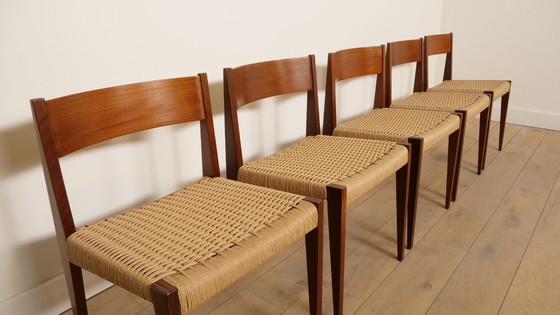 Image 1 of Chaise de salle à manger vintage | Cadovius | Pia | Royal Persiennen | Restaurée