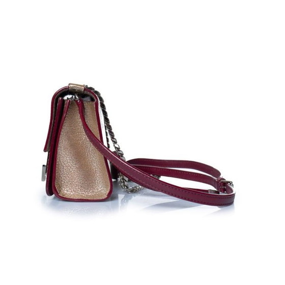 Image 1 of Borsa a tracolla Jimmy Choo modello Rebel in pelle rosa.