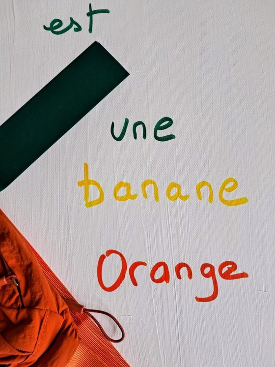 Image 1 of Enzo SAN MARCO – Dies ist eine orange Banane – Gemälde des Künstlers