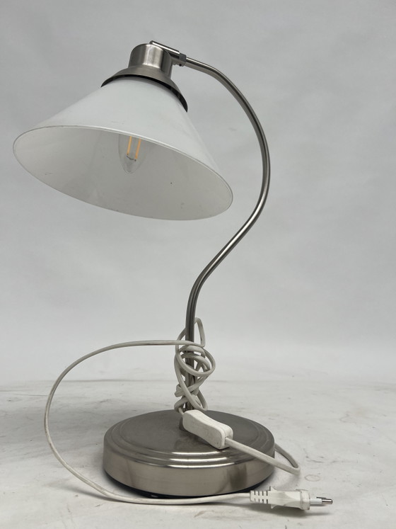 IKEA Kroby Table Lamp White Glass – Metal (photo 2 of 5)