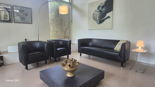 Jan des Bouvrie, di Gelderland, set divano di design + 2 poltrone