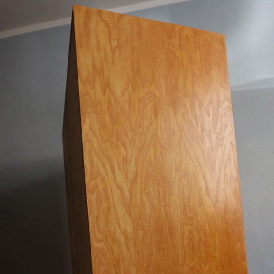 Image 1 of ❤️Hellerau Cultural Furniture linnenkast Franz Ehrlich serie 427 DDR midden 20e eeuw Bauhaus GERESTAUREERD