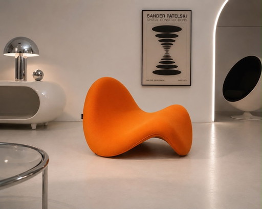 4 Artifort Tongue Fauteuils Pierre Paulin Model F577 – Textile, Vintage (photo 2 of 15)