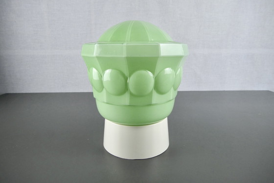 Image 1 of Thabur Deckenleuchte in Rosa, Grün und Beige. Sie bieten pro 1 Artikel