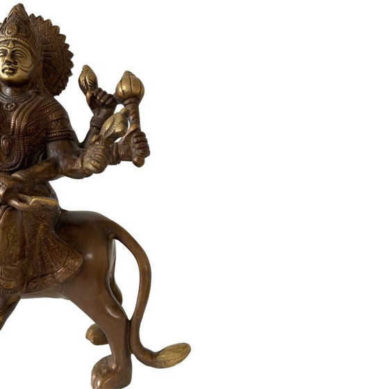 Durga de Bronce sobre León – Antigua Estatua Diosa Hindú – Esculturas, Bronze (photo 12 of 13)