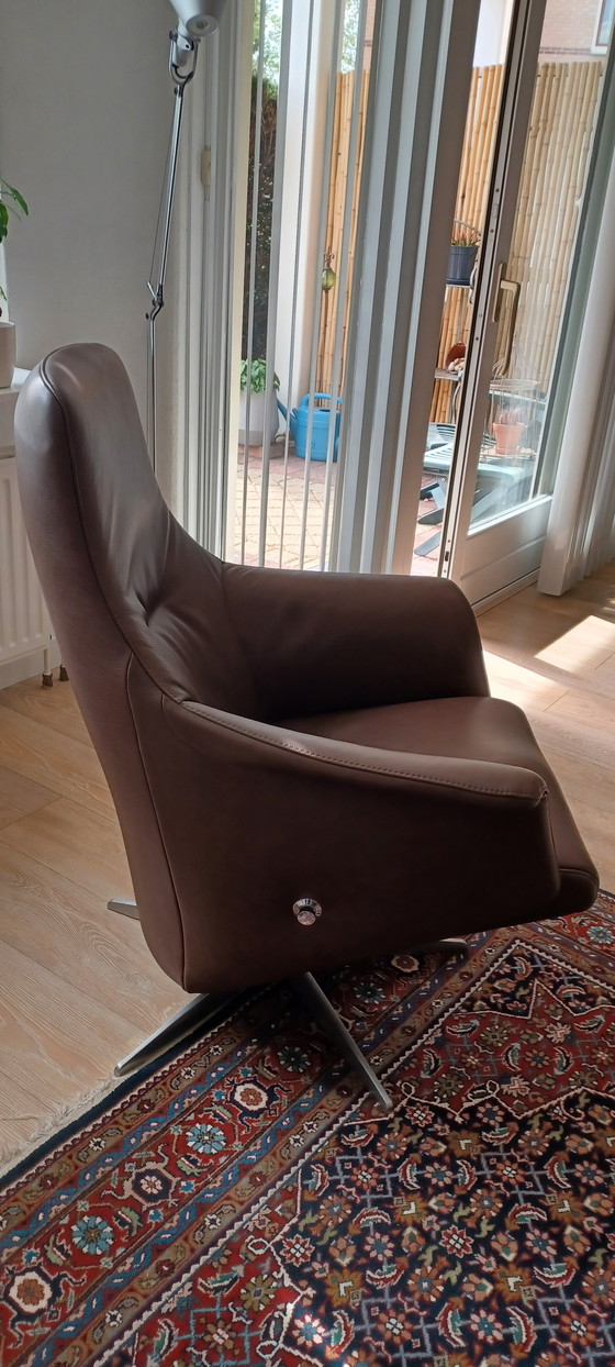 Image 1 of Relaxfauteuil en hocker.