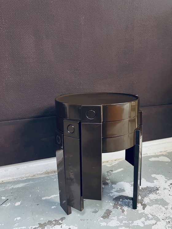 Image 1 of Bijzettafeltjes space age (set van 3)