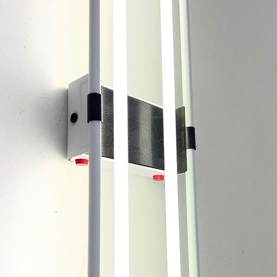 Image 1 of White Neon Wall Lamp by Gian N. Gigante for Zerbetto, 1980s