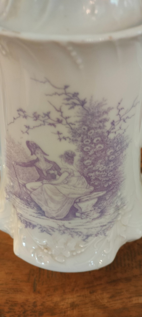 Image 1 of Caffettiera antica Carl Tielsch, Germania/Polonia, periodo 1875-1935, logo aquila