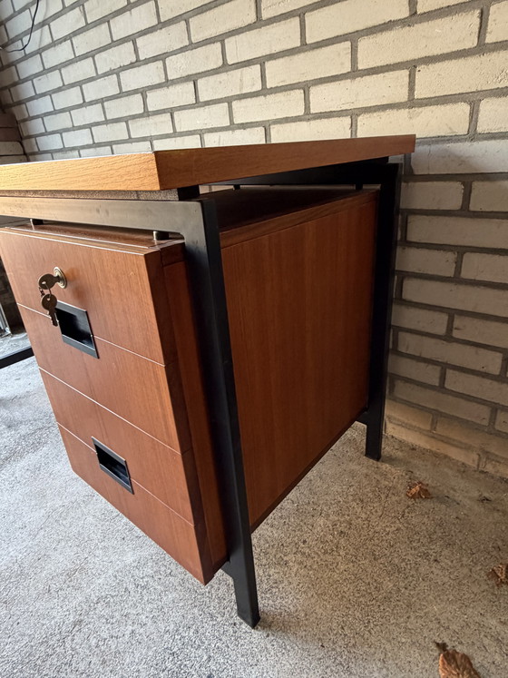 Image 1 of Vintage Dutch design desk Cees Braakman Pastoe Japanese series