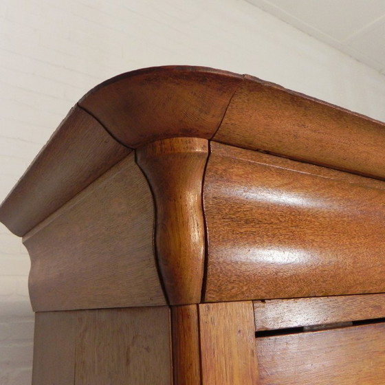 Image 1 of Ladekast Met 5 Laden en 1 Klep, Chiffoniere, Eind 19e Eeuw