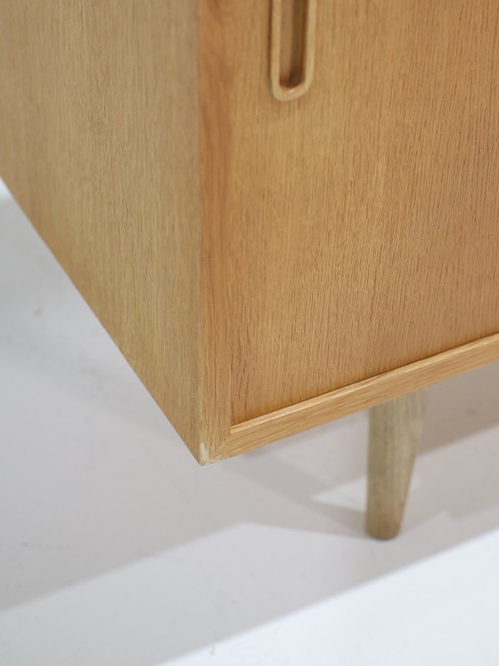 Credenze Carlo Jensen Hundevad rovere danese anni '60, Hundevad (Poul), Legno, Marrone, Mid Century Modern (foto 12 di 15)