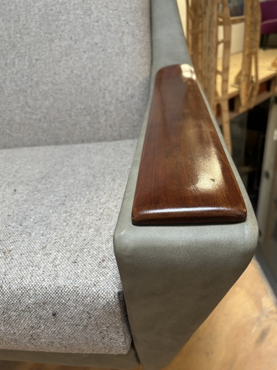 Image 1 of Gerestaureerde fauteuil in mid-century modern stijl