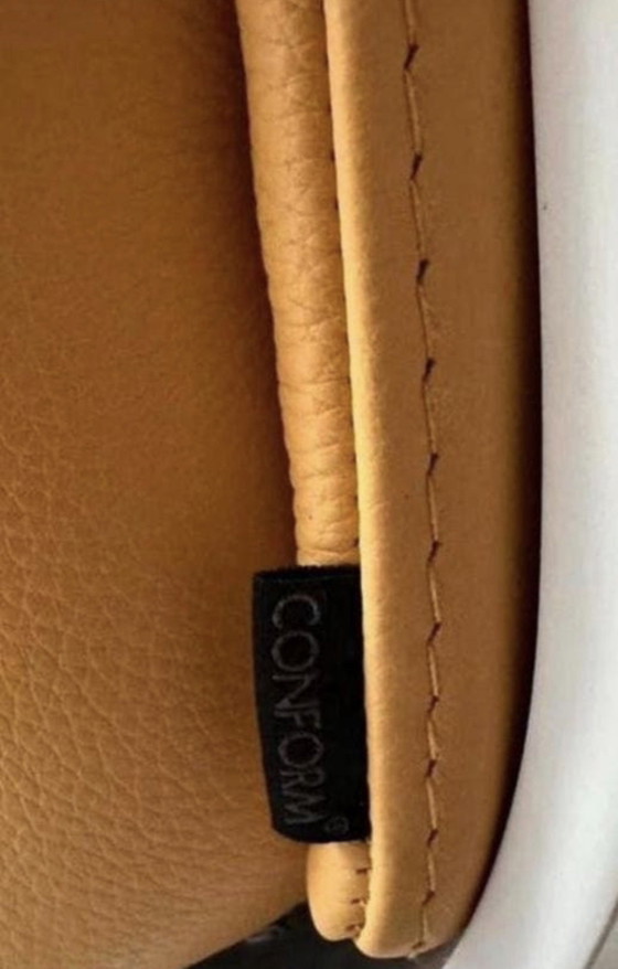 Image 1 of Conform Time Out Lounge-Sessel – Gelbes Leder