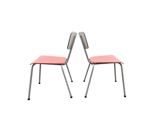 Image 1 of Rawi - Design retrò - 2 sedie da pranzo vintage con struttura tubolare - anni '60