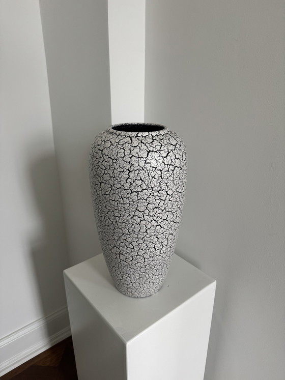 Image 1 of Vase de sol XXL, 41 cm de haut, Jasba, Lava, grand vase, milieu du XXe siècle