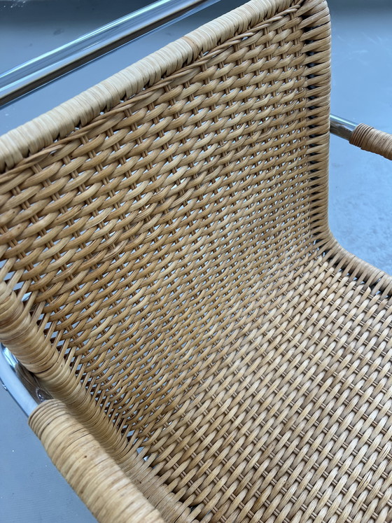Image 1 of Thonet MR20 armchair Mies van der Rohe wickerwork 1960s S533 Bauhaus design